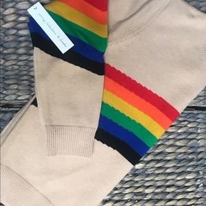 Young Fabulous Broke Rainbow Sweater 